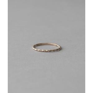 ete（エテ） 指輪 リング 「クレール」K18MPG スタッズカット リング