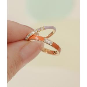 NOIR DE POUPEE（ノワールドプーペ） 指輪 リング K10 スクリュー