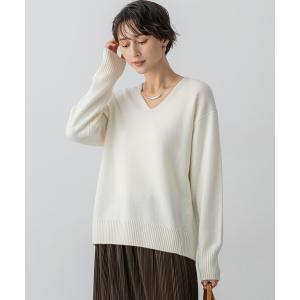 23区（ニジュウサンク） ニット セーター カシミヤブレンド Vネック