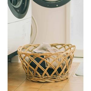 松野屋 ラタン脱衣かご バスケット 籐 整理 収納 インテリア