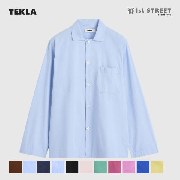TEKLA（テクラ） 正規販売店 長袖シャツ パジャマ シャツ ナイトウェア