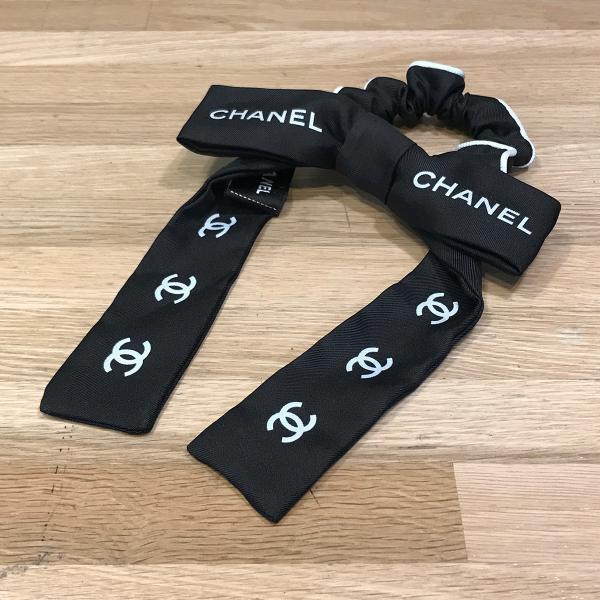 CHANEL（シャネル） 【超美品】シャネル ココマーク シュシュ シルク