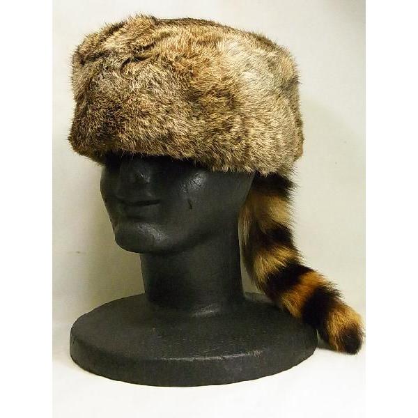 デイビークロケットハット（ラビット＆ラクーンファー）】（男女兼用