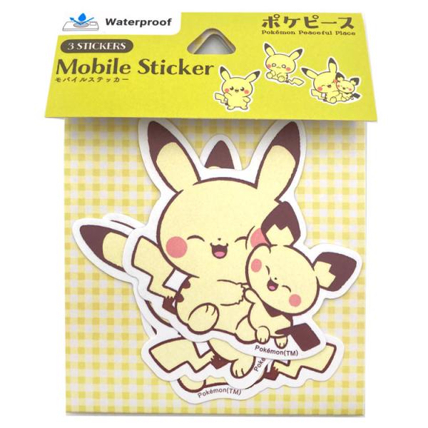 ポケットモンスター モバイルステッカー ピカチュウ 106625 ポケピース