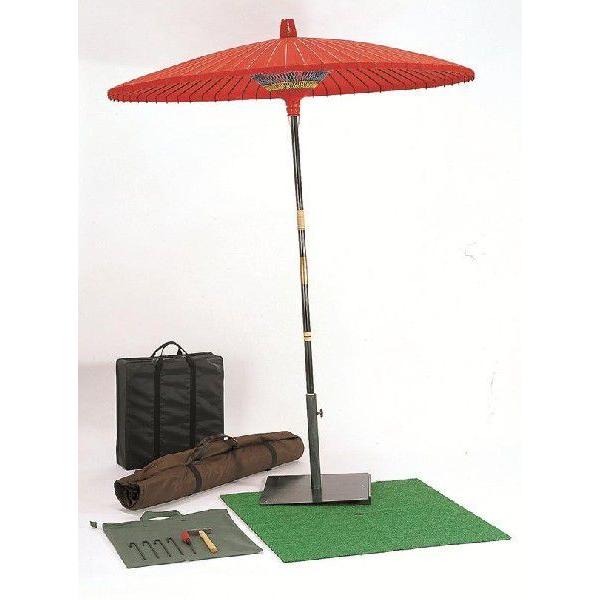 野点傘用 傘立台 鉄四方 収納袋付 : 茶道具 銘茶 左座園 Yahoo!店