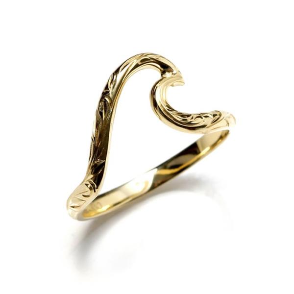 Maxi（マキシ） ハワイアンジュエリー ウェイヴィリング 大波リング