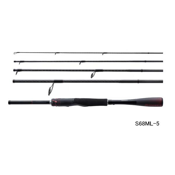 シマノ ゾディアス パックロッド S68ML-5 (ロッド・釣竿) 価格比較