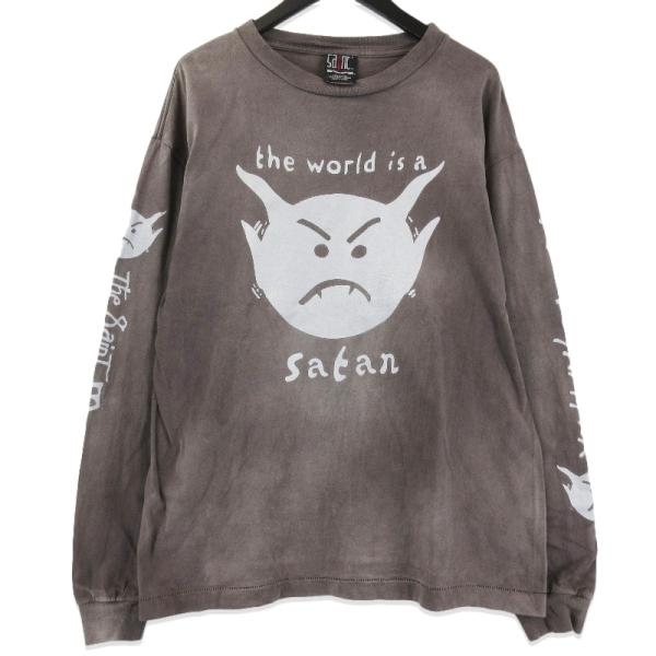 SAINT Mxxxxxx セントマイケル 長袖Tシャツ SM-A21-0000-025 LS