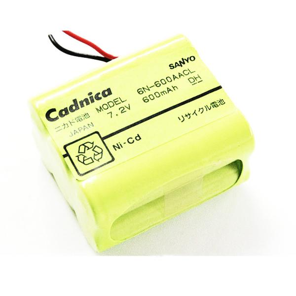 三洋 SANYO 6N-600AACL 7.2V 600mAh 充電池パック AIKHO CPU9500 修理