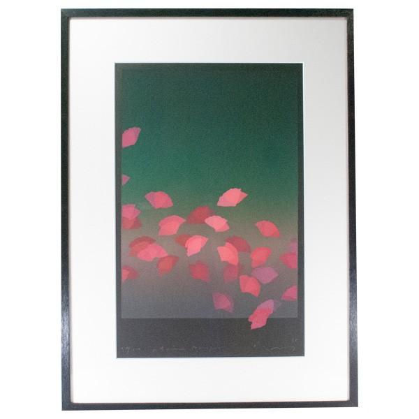 井上公三 「PLAINE ROUGE」 シルクスクリーン版画 : アンティーク慈光