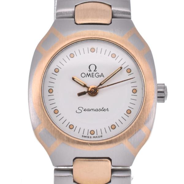 OMEGA（オメガ） シーマスター ポラリス SS/K18 クォーツ レディース