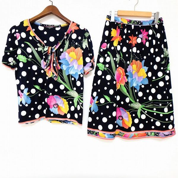 LEONARD（レオナール） #sxc セットアップ M 紺 マルチ ツーピース