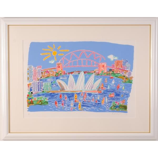 ポップアート 絵画 オーストラリア シドニー 風景画 シルクスクリーン