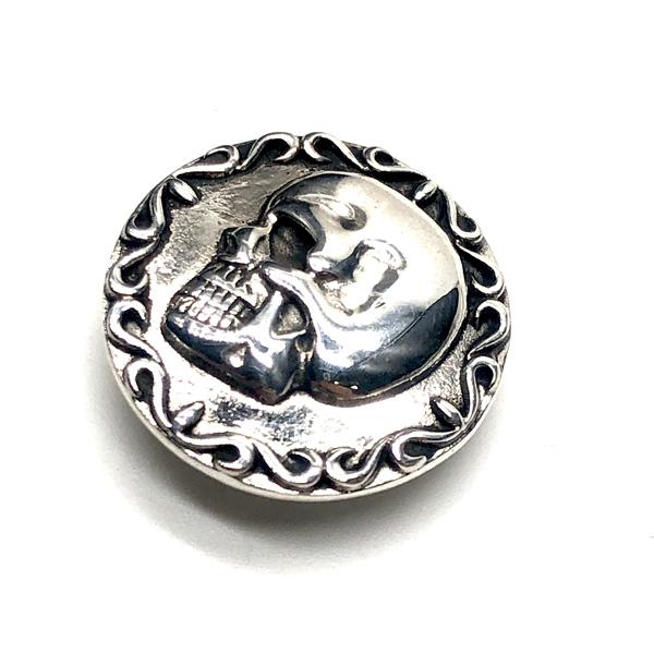 シルバー コンチョ スカル 950 メンズ レディース 飾りボタン