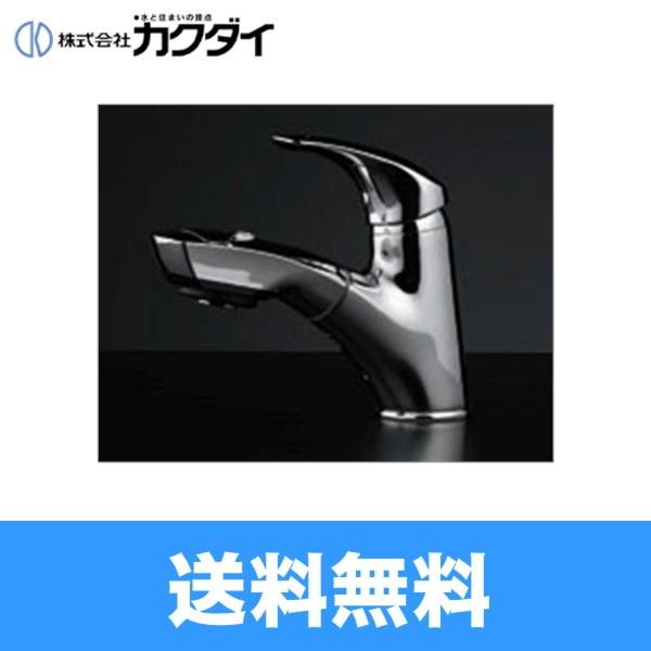 カクダイ シングルレバー引出し混合栓 184-002 (水栓金具) 価格比較