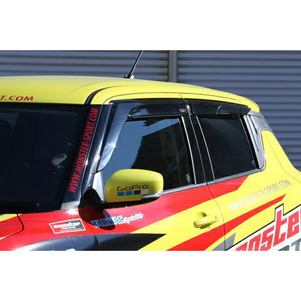 モンスタースポーツ Monster Sport ウィンドウエアロバイザー スイフト