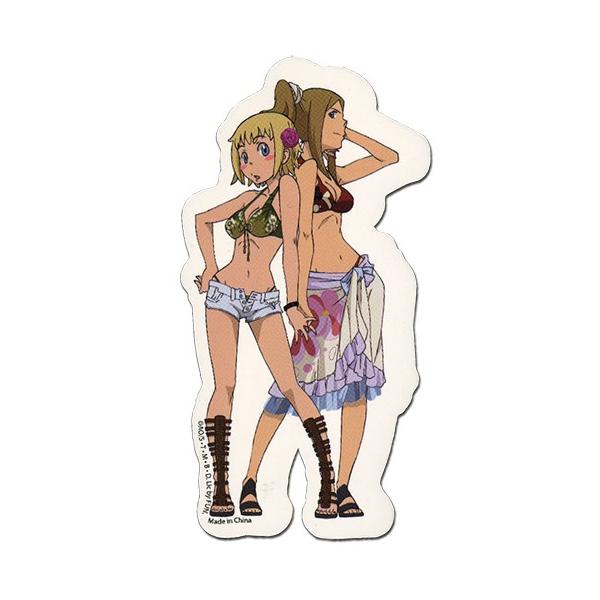 ソウルイーター リズ & パティ ステッカー グッズ 北米版 : 輸入アニメ