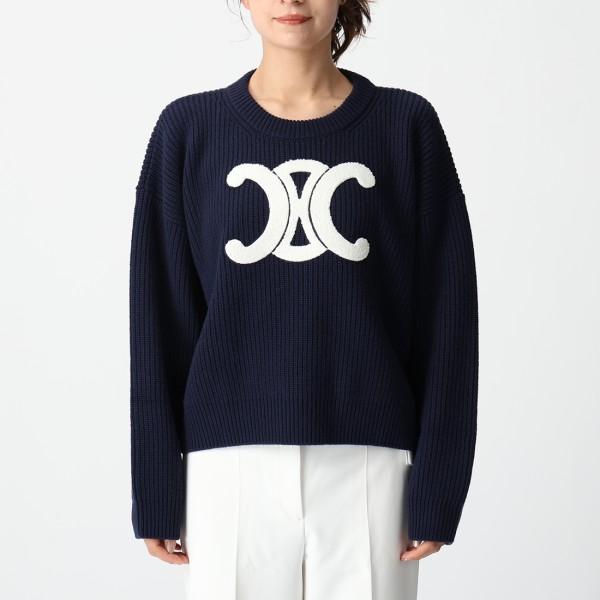 CELINE（セリーヌ） ニット セーター クルーネックセーター トリオンフ
