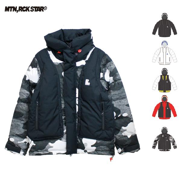 26-27 MOUNTAIN ROCK STAR ジャケット DETACHABLE DOWN JK: 正規品