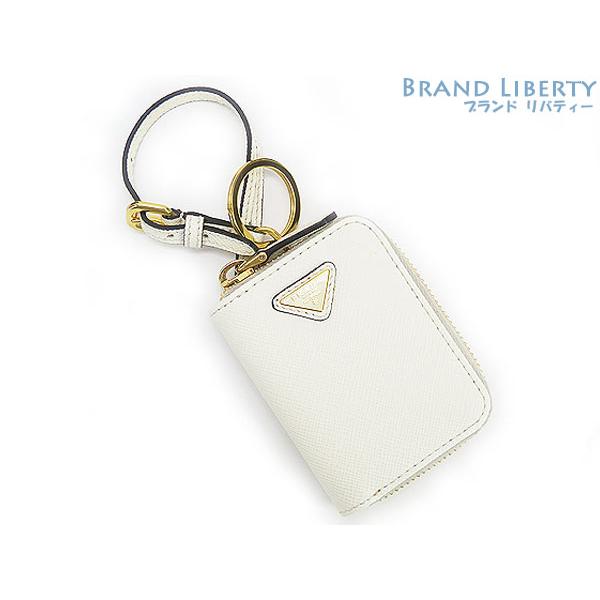 PRADA（プラダ） 新品同様 サフィアーノ トライアングル ミニポーチ