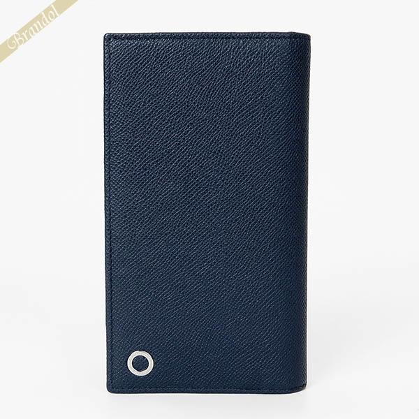 BVLGARI（ブルガリ） 長財布 ブルガリ・ブルガリ マン レザー ネイビー