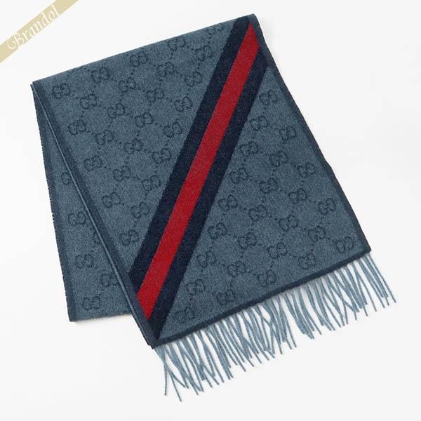 GUCCI（グッチ） ストール メンズ レディース ウール100% GG柄