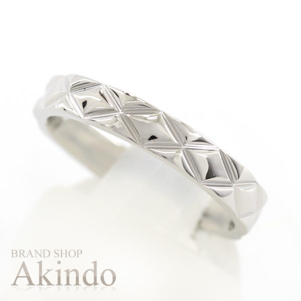 CHANEL（シャネル） マトラッセ ミディアムリング プラチナ Pt950 #55