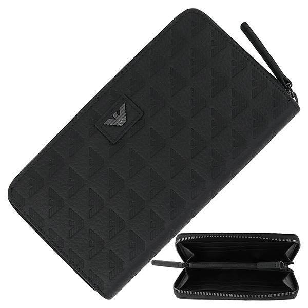 EMPORIO ARMANI エンポリオアルマーニ 財布 長財布 ラウンドファスナー