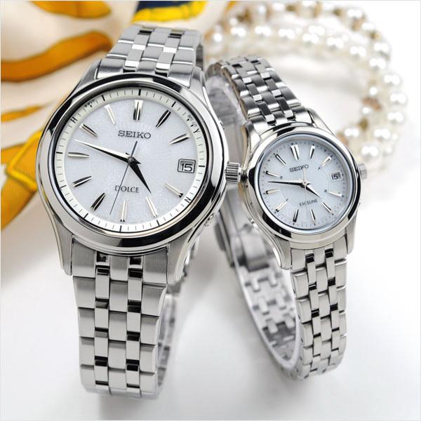 PRESAGE セイコー ペアウォッチ wh 電波ソーラー腕時計 SEIKO SADZ123