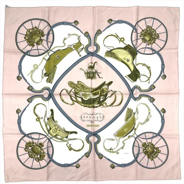 HERMES（エルメス） カレ90 SPRINGS スプリングス 馬車柄 LEDOUX