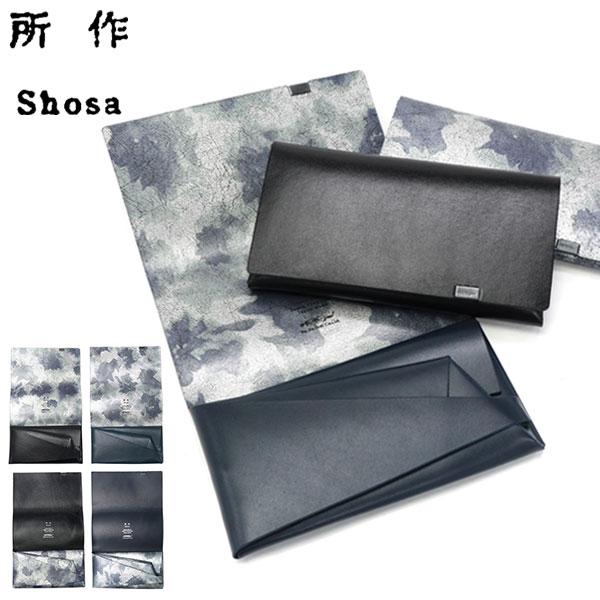 所作（shosa） 最大45%☆2/25限定 長財布 メンズ レディース 薄い 薄型