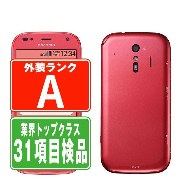 富士通（FUJITSU） F-42A らくらくスマートフォン ピンク SIMフリー
