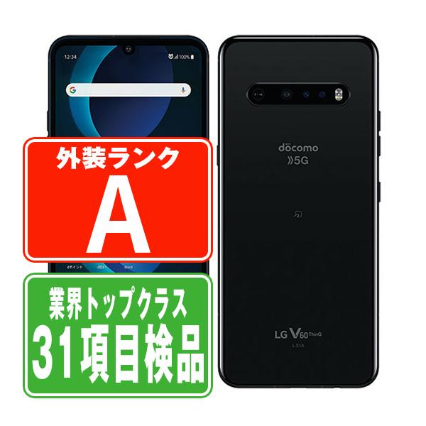 LGエレクトロニクス L-51A LG V60 ThinQ 5G The Black SIMフリー