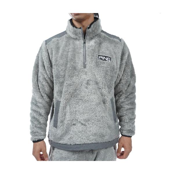 PING（ピン） ボアフリースハーフジップ長袖シャツ : GDOゴルフ
