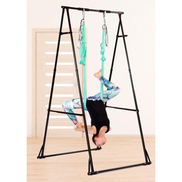 GiGant公式 エアリアルヨガスタンド 自宅て空中ヨガ 工事不要 ヨガ