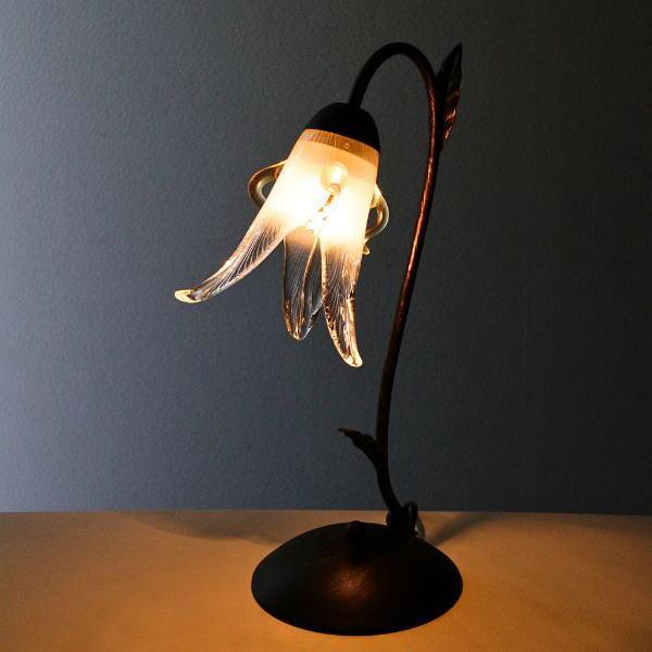 テーブルランプ アンティーク おしゃれ ガラス シェード テーブル