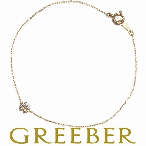 AHKAH（アーカー） ブレスレット ダイヤ ダイヤモンド クローバー