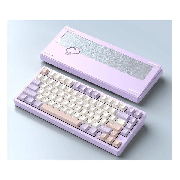 WOBKEY（ウォブキー） Rainy75 Pro パープル ワイヤレスメカニカル