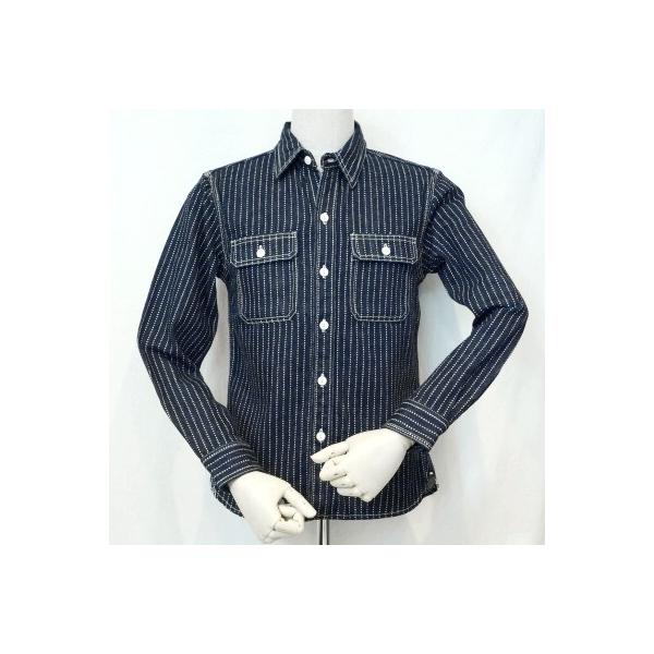 The Flat Head（フラッドヘッド） 7014W-ウォバッシュワークシャツ長袖