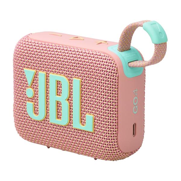 JBL GO 4 防水防塵 IP67 ワイヤレス コンパクト スピーカー Swash Pink