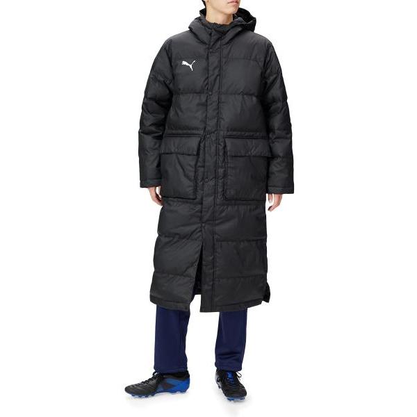 PUMA プーマ TEAMLIGA_ロングダウンコート (657736) 色 : PUMA_BLACK