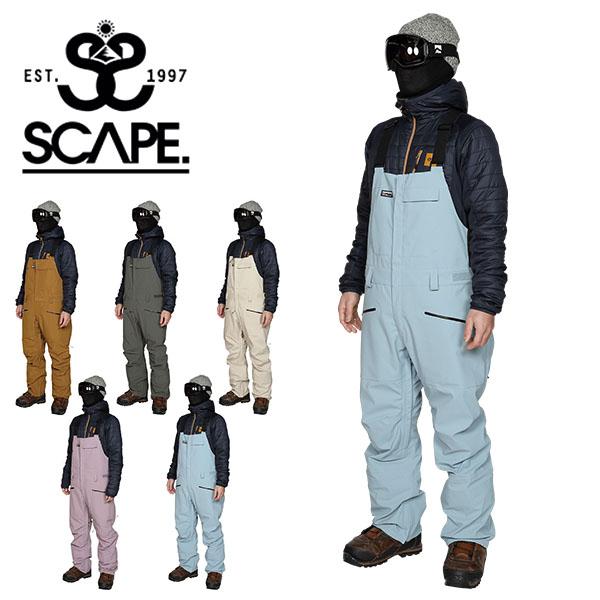 SCAPE（エスケープ） 30%off スノーボードウェア BIB PANTS メンズ