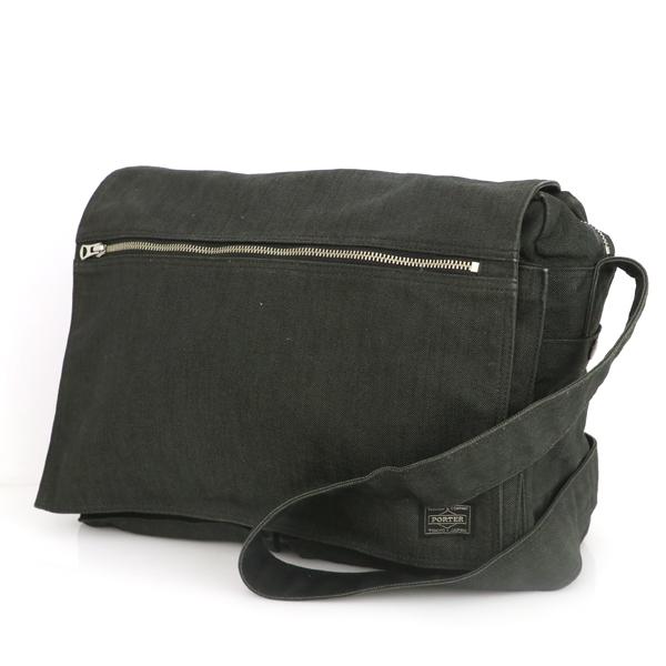 ポーター PORTER 吉田カバン スモーキーライン ブラック キャンバス