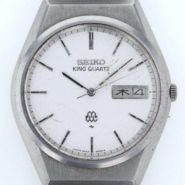 セイコー SEIKO キングクォーツ 9223-8000 クオーツ シルバー 文字盤 3