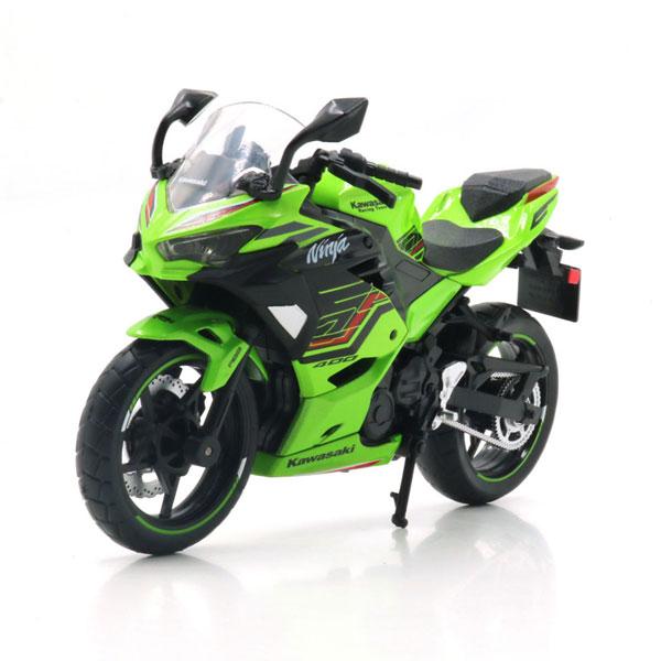 童友社（DOYUSHA） 1/12 Kawasaki Ninja 400 (緑) 塗装済み完成品 ダイ