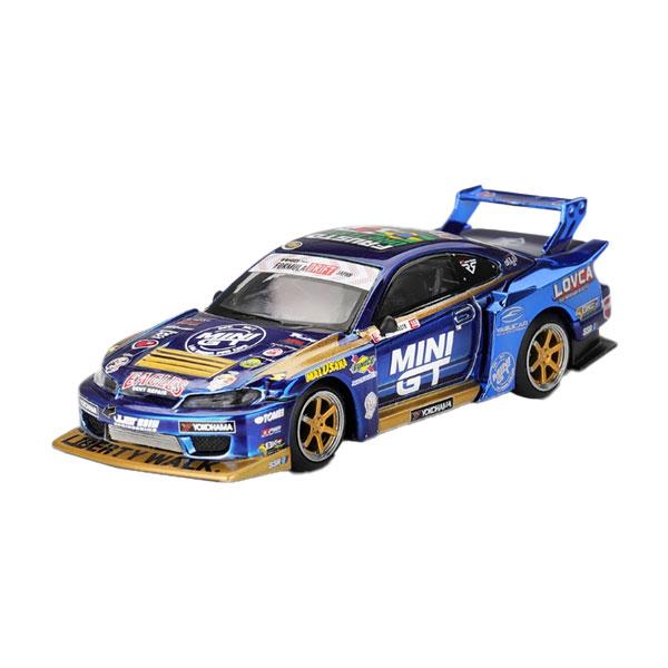 MINI-GT 1/64 Nissan シルビア (S15) LB-Super Silhouette ＃555 2025