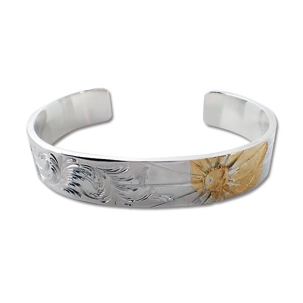 鷲見 太郎 /Taro Washimi アラベスク デザイン12mmバングルw/24金サン