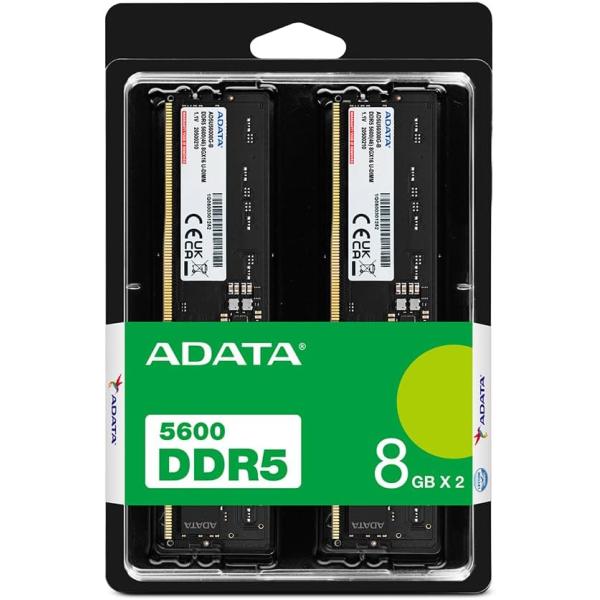A-DATA エイデータ Adata PCメモリ DDR5 5600MHz U-DIMM 8GBx2枚