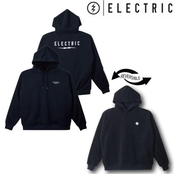 CLUBHAUS × ELECTRIC フリース リバーシブル プルオーバー CLUBHAUS