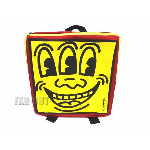 キース・ヘリング アート 三つ目 バックパック リュック Pop Shop New